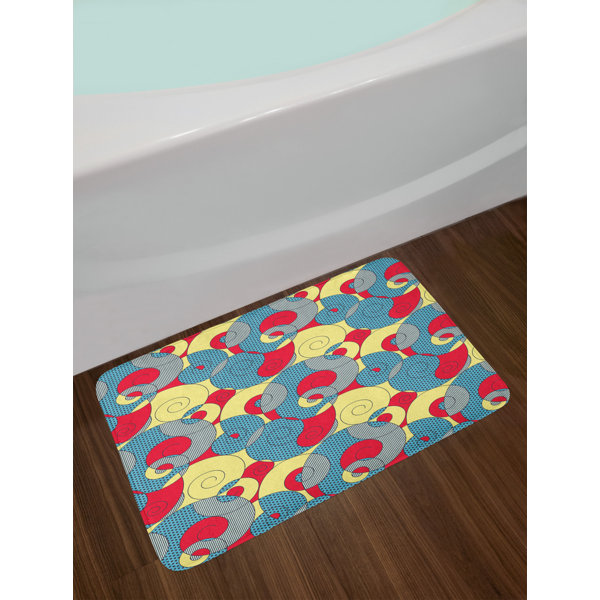 East Urban Home Abstract Bath Rug Wayfair